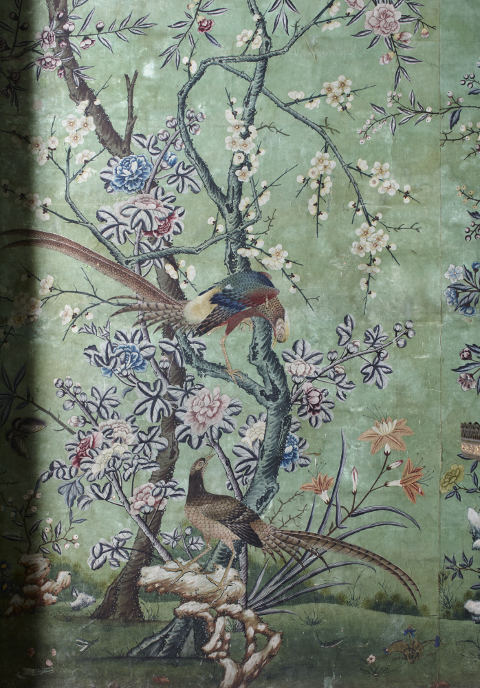 nationaltrust's tweet photo. Did you know you can find 25 different Chinese wallpapers at 15 houses we care for? 

Here's a closer look at the state bedroom @ErddigNT in Wales. 
#ChineseNewYear https://t.co/vAABmhkANM