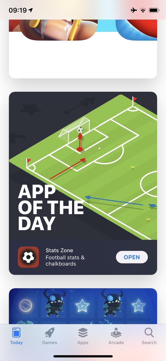 Delighted to say that Stats Zone is Apple’s App of the Day! Huge thanks to the @AppStore - and of course @OptaJoe for all that glorious data. apps.apple.com/gb/story/id149…