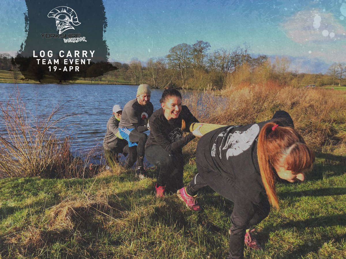 LOG CARRY TEAM EVENT - CALLING!

Pay day is just around the corner...phew...it is time to gather your troops and build your epic log carry race team!
Make it your work place team event of 2020!
#YorkshireWarrior #TeamTraining #GatherYourTroops #WorkTeamEvent #OCR