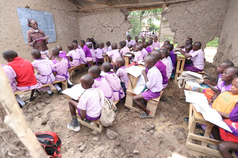 A school in Kisumu. Then you hear <a href="/junetmohamed/">JUNET MOHAMED, E.G.H, MP.</a> barking in every press. #BBINonsense is a money heist