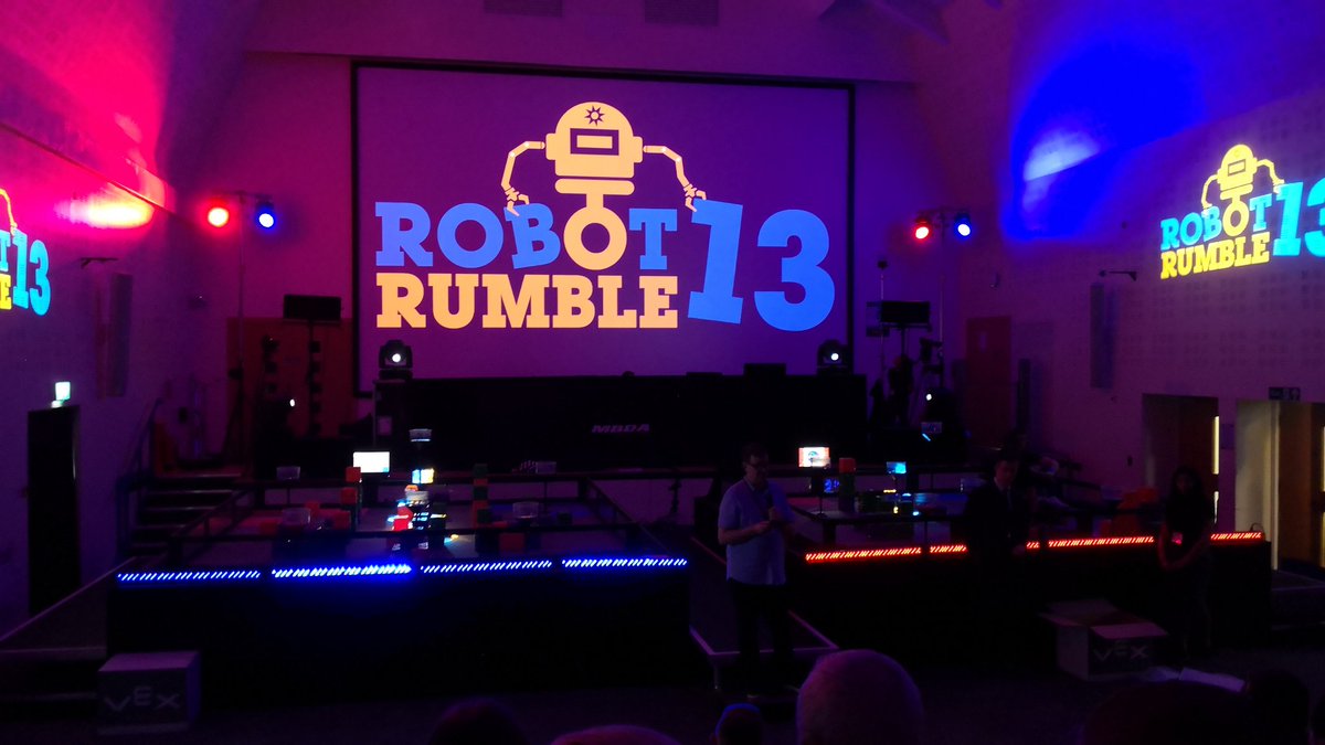 Robot rumble 13 with the legend <a href="/BridieGaynor/">Bridie Gaynor</a> and <a href="/Chris_Calver/">Chris Calver</a> at the helm today!