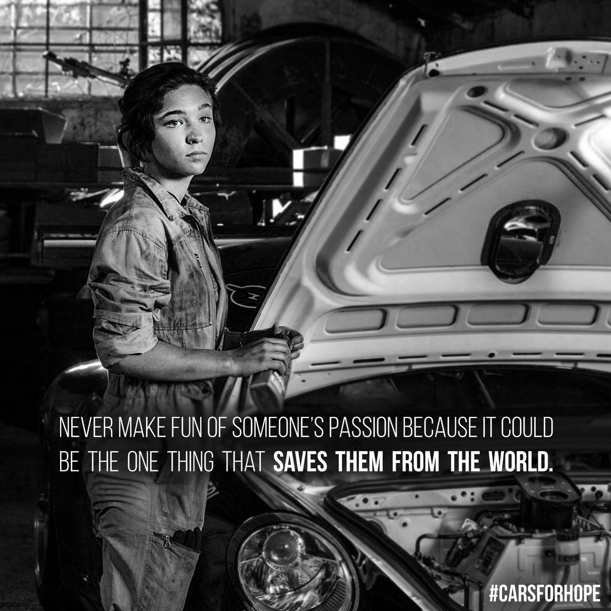 CarsForHope's tweet image. Never make fun of someone's passion because it could be the one thing that saves them from the world. #carsforhope