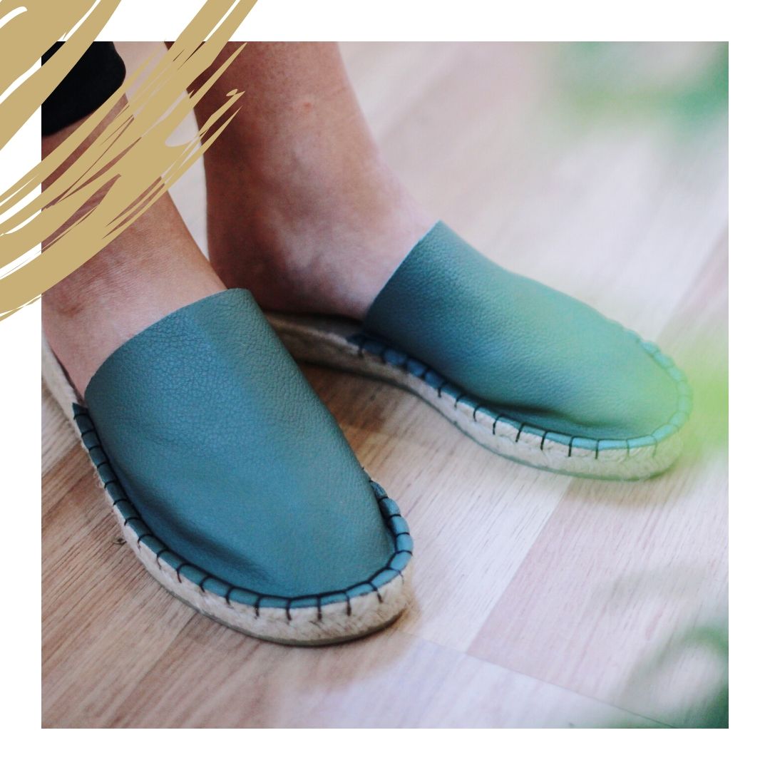 These sage slippers are waiting for your in the Emerald City... we're bringing our sustainable slipper-making workshops to the <a href="/_QueenOfHoxton_/">Queen of Hoxton</a> rooftop garden on 2nd Feb - see you there! jutashoes.com/store/p260/Gre…
