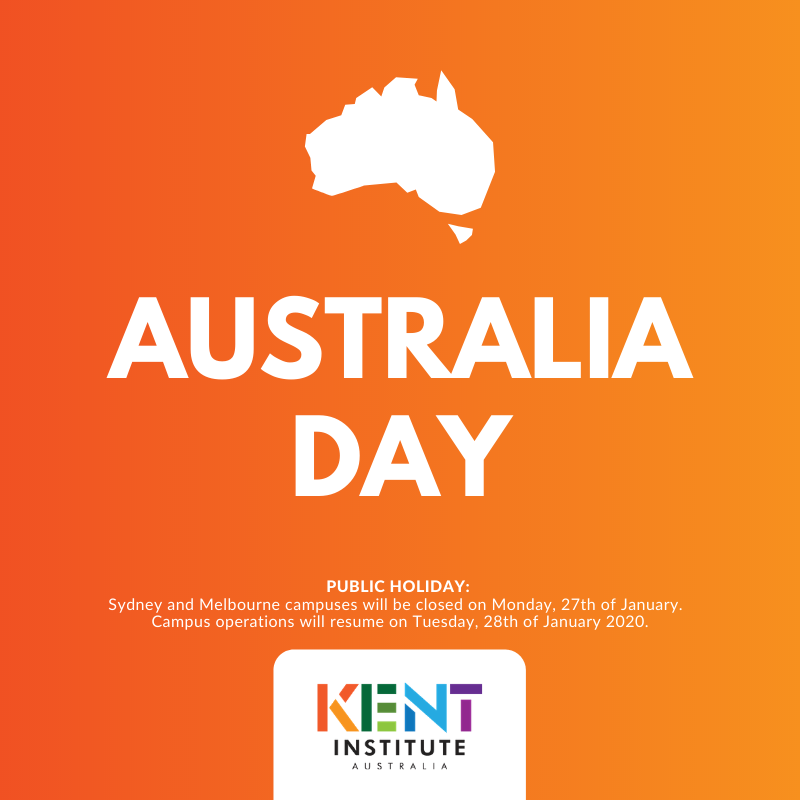 kent_institute's tweet photo. Happy #AustraliaDay! π¦πΊ How are your #celebrations going? π
.
.
Don't forget that both #KentInstitute campuses are closed tomorrow, Monday 27th of January 2020. We can't wait to see you all back on Tuesday!
.
.
#Australia #Aussie #AustraliaDay2020 https://t.co/mT97ELaUVn
