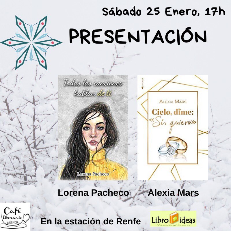 adictasromantic's tweet photo. ¿Plan para esta tarde?
@cafelitvlc con dos autoras valencianas majisimas😍
P.D. Recordad que hemos cambiado de sitio y os esperamos en @LibroIdeas en l’Estació del Nord a las 17h https://t.co/jKKJI6w4at