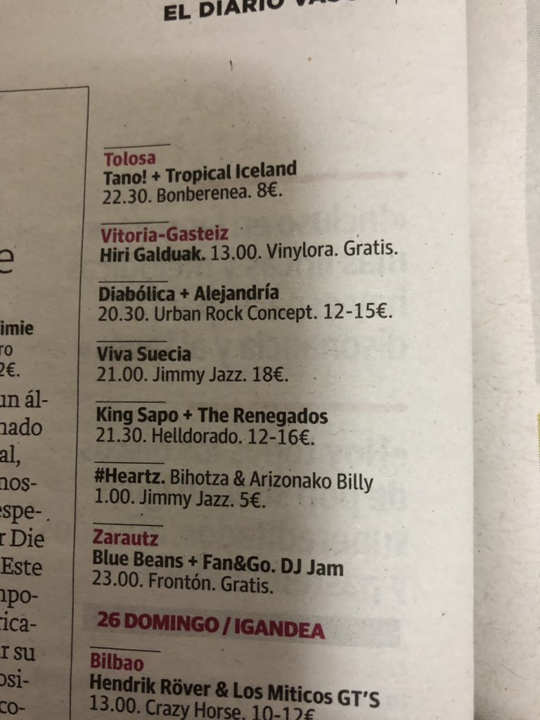 Gaur 13:00etan norbait animatzen Gazteizera?