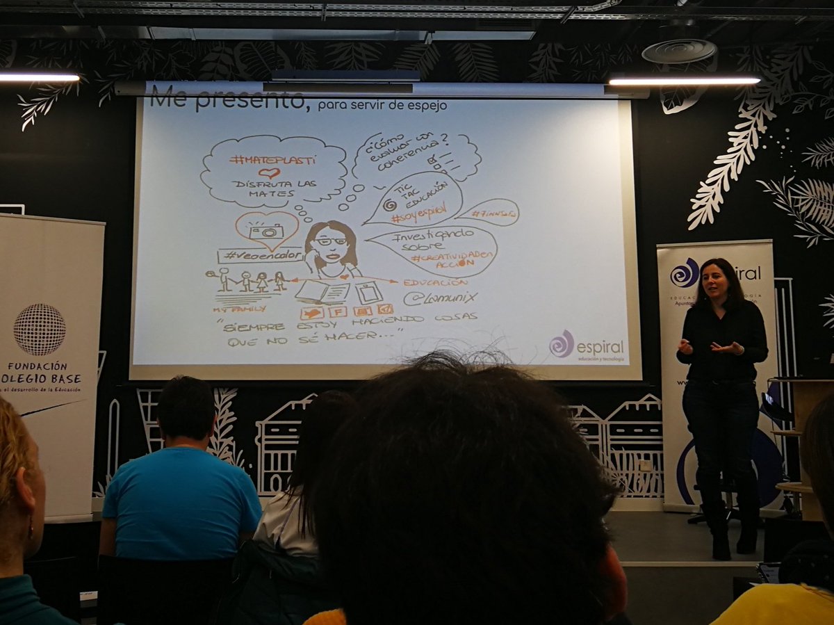 IsabelGarciasvp's tweet image. Ya estamos aquí
#JEspiBase20 @CEnsenar
@Lamunix nos habla de la competencia digital y de la importancia de compartir.
"siempre estoy haciendo cosas que no sé hacer"
Buenísima frase, muy identificada 😂