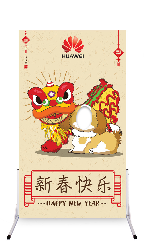 photocutouts's tweet photo. Happy Chinese New Year! Here's a photo cutout board that we produced a previous year for #Huawei. 2020 is the year of the Rat symbolising wealth and the beginning of a new day. #ChineseNewYear #HappyNewYear #YearoftheRat #chinese #photoboard #engagementtool #ShootItShareIt https://t.co/z424e47UKC