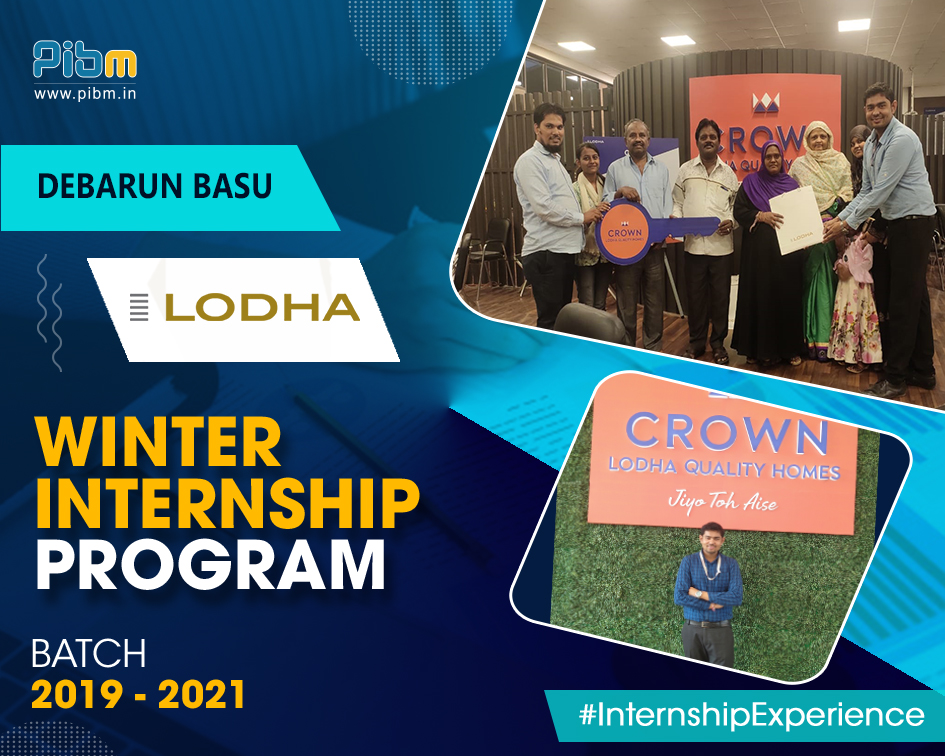 PunePIBM's tweet image. Winter Internship Program paves the way to many opportunities to learn and understand from the Corporate World. Here&apos;s a glimpse of Mr. Debarun Basu during his Winter Internship Program at Crown (Lodha Developer).
#WinterInternshipProgram #Lodhadeveloper #realestate   #PIBMPune