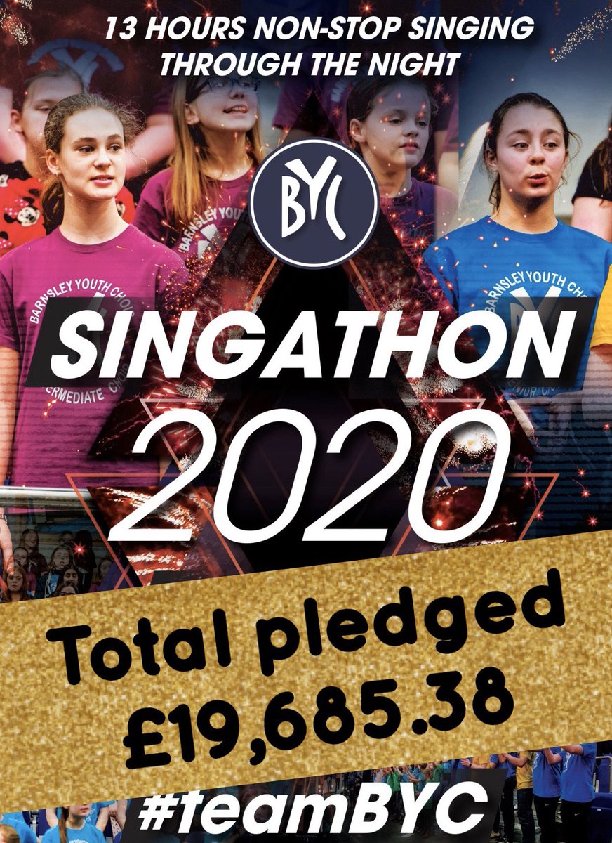 BarnsleyChoir's tweet photo. The hardest night... 13 hours non-stop singing. They all worked so hard! I’m so proud of all of the singers, volunteers and everyone who has donated. We are incredibly grateful and it will make such a difference. https://t.co/8eVNRYba0L
