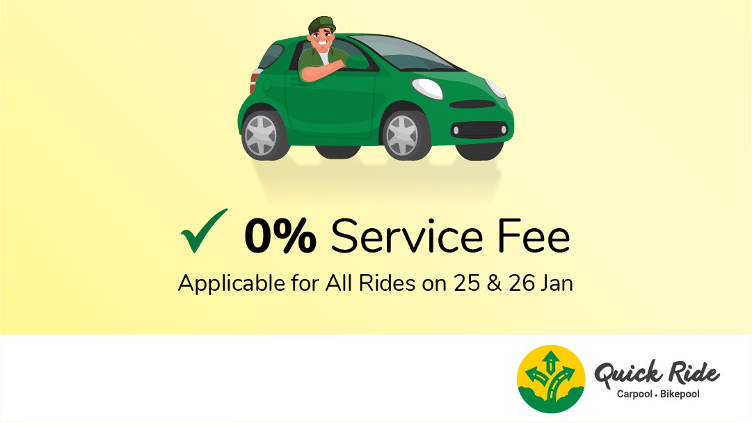 QuickRidein's tweet photo. This 71st #RepublicDay, Quick Ride is giving you the freedom to travel with 0% service fee on all rides from 25th January - 26th January.
So let's ride together, towards a better future and #BeAGreenSoldier at Quick Ride. 🇮🇳
#IAmAGreenSoilder #HappyRepublicDay #SaveEnvironment https://t.co/4AenuQ150d