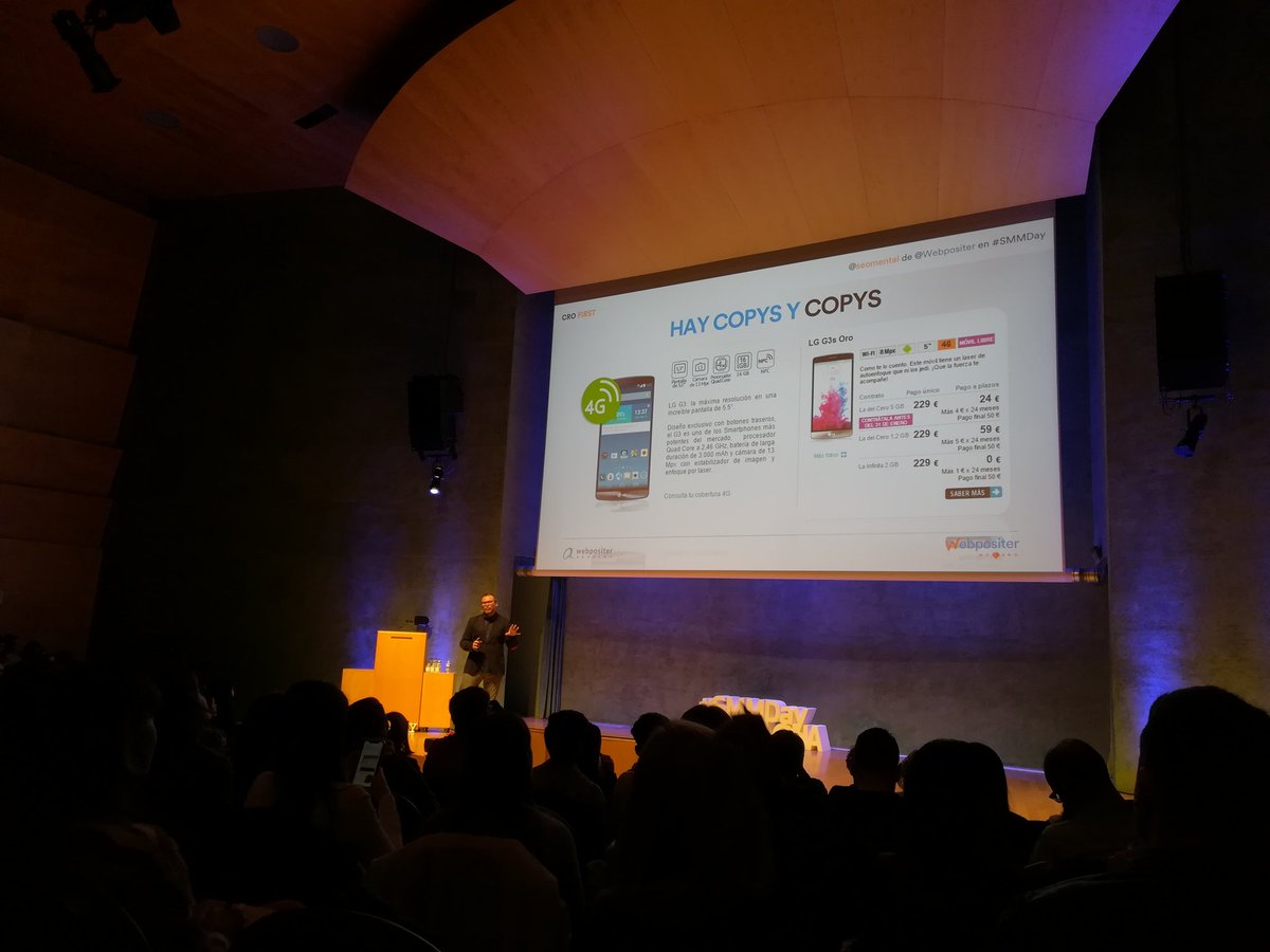 Zinkdo's tweet photo. Hay copys y copys... 😉

Como dice @seomental, démosle al #copywriting la importancia que se merece y, si es posible, con un toque humano. 

#SMMDay https://t.co/uMugFzxf4M