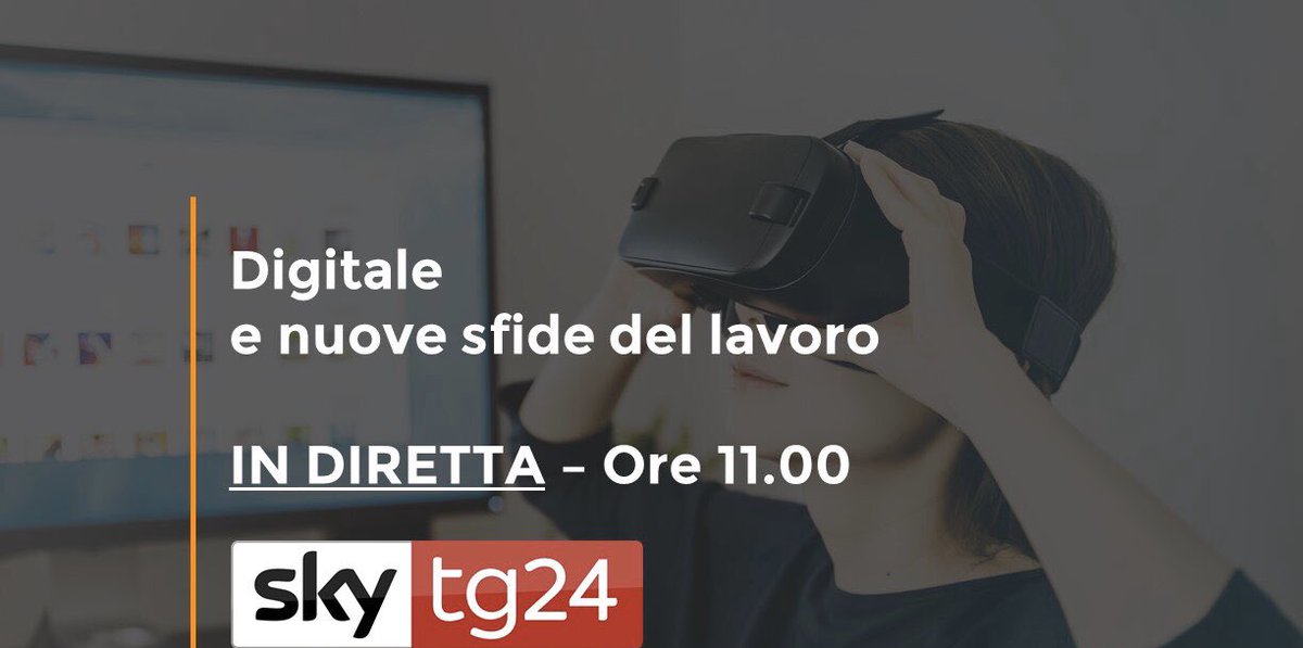 davidcasalini's tweet photo. Tra poco in diretta su @SKYTG24 parlando di futuro e lavoro con @startup_italia insieme a Claudia Aversa, Domenico De Masi, @fraolivanti e Giordano Fatali grazie a @CossuHelga https://t.co/JRR3ciRNCC