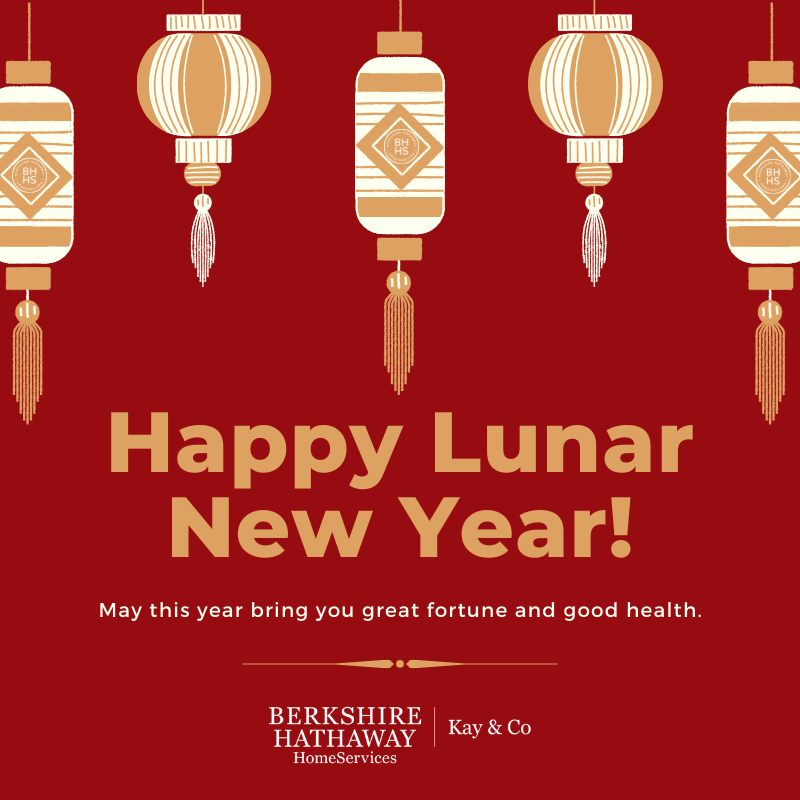 BHHSKayandCo's tweet photo. Happy Lunar New Year!
Sending you and your family wishes of prosperity and good fortune from all of us at Berkshire Hathaway Home Services Kay &amp; Co. 
#HappyLunarNewYear #GungHayFatChoy #GongXiFaCai #GoodFortunefortheNewYear #BestWishes #BerkshireHathawayHomeServices https://t.co/Q5sx0BUCuO