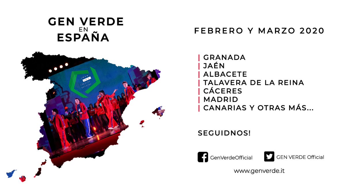 GenVerdeMusic's tweet photo. Se acerca nuestra gira por España, ¡estamos contando los días! ¡Qué ganas de veros de nuevo!
#fromtheinsideoutside #genverdeacoustic #genverdestartnow @EsFocolares @Focolare_org @CiudadNuevaES @GendeMadrid @Avvenire_Nei @agensir @christian_m_ita @LoppianoSif https://t.co/NwFkMvJkGI