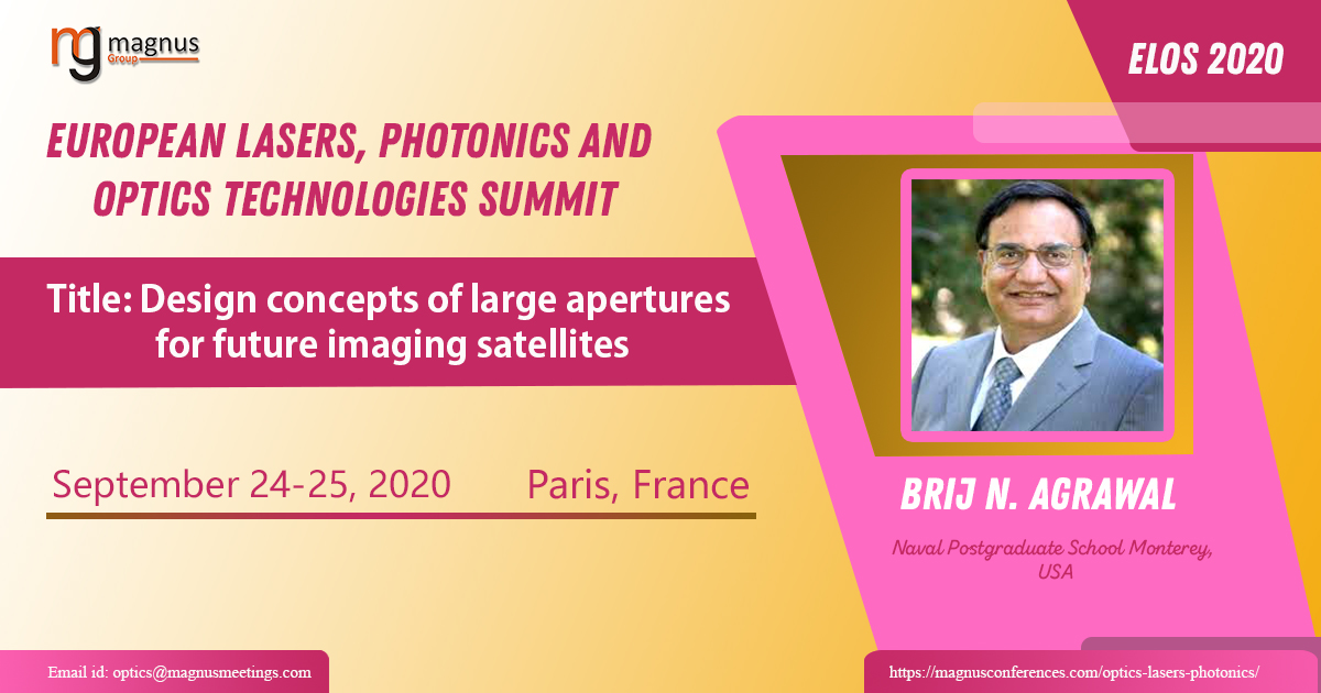 OpticsEvent's tweet photo. Hurry Up! Register soon…
Book your slots under #speaker #delegate #poster #exhibitor categories to attend the prestigious event #ELOS2020 during #September 24-25, 2020 at Paris, France.
For online registration: https://t.co/zu7AsDEgoR
#OpticsConferences #Lasers2020 #Optis2020 https://t.co/zWDSFZnpOv