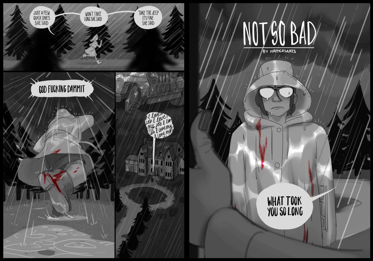 still actually so pissed that i made these pages over 2 years ago for a pauling/administrator comic that i cant remember the plot for bc i didnt write a script and then dropped it for a month before opening the files again. these were good im pissed.