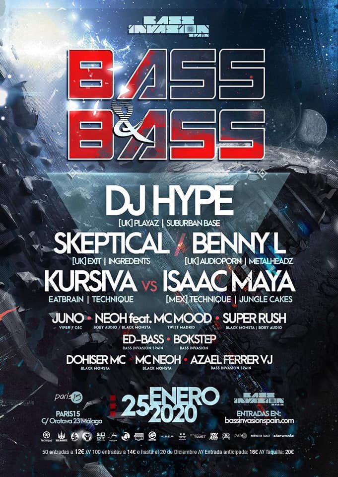 Bass_Invasion_S's tweet image. Llego el dia Familia Invasora 🛸!!!

Esta noche a las 00:00 daremos comienzo...  BASS AND BASS 2020!!

Entadas disponible en taquilla (apertura de taquilla 00:00)