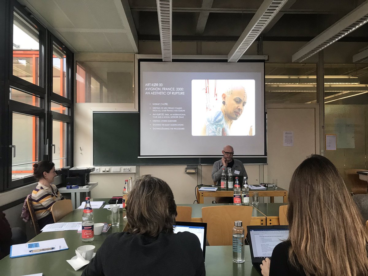 mesahinol's tweet photo. Really good & enlightening conf about #bodyimages now listening to @philippeliotard talking about extreme body interventions #bodymodification https://t.co/IHLMlzPxn9