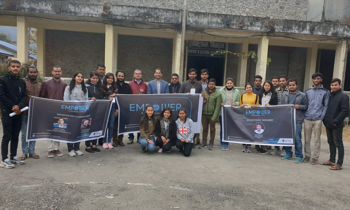 maheshmahatoeng's tweet photo. One more learning day spent with empowered and enthusiastic electric Engineers who are gearing up to start their own ventures to empower our community. It was nice speaking to them this afternoon. #Empower #Energy #CosmicElectrical #entrepreneurship https://t.co/3aeEgzsLQp