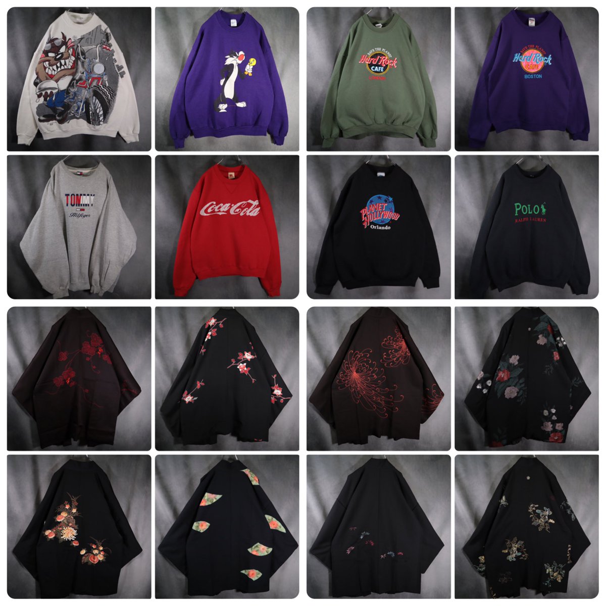 yutoristore's tweet photo. 【  🔥1日限定プレゼント企画🔥 】

▼応募方法
当店をフォロー&amp;リツイート

▼当選者1名様

お好きな種類の古着をプレゼント‼️
①柄シャツ
②ブルゾン
③スウェット
④黒羽織
⑤無地系シャツ
※画像はイメージです。

鍵垢も当選対象内です‼️
ご参加お待ちしております🙇‍♂️✨

〆切
1/26 23:59迄 https://t.co/AY4LchHXUO