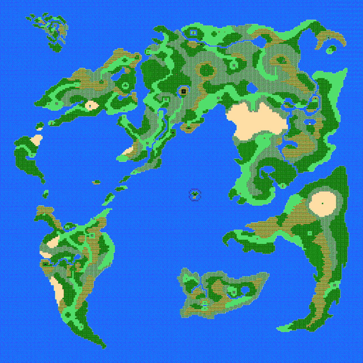 Sin ドラクエ4の世界地図をrpgツクールで再現しました 投稿中の東方鉄導師で使用しているものです Sin ドラクエ4の世界地図をrpgツクールで再現しました 投稿中の東方鉄導師で使用しているものです