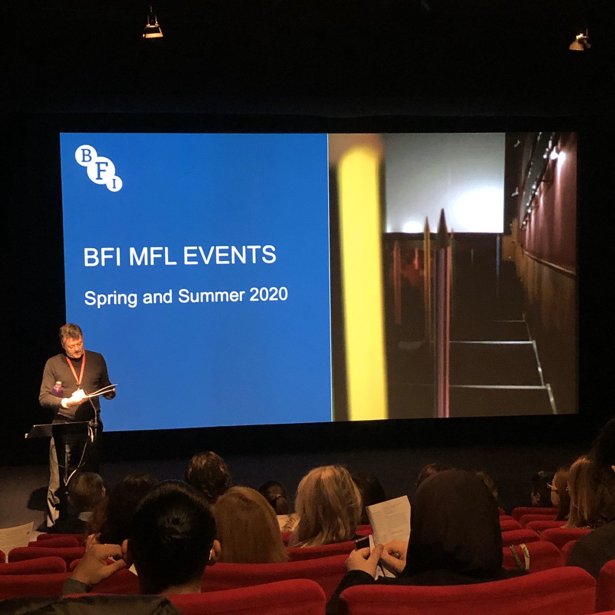 alllondonbranch's tweet photo. Mark Reid kicking off the @ALLLondon007 Jan Event 2020! Great to see the Saturday morning keenie club &amp; learn that @BFI film in MFL workshops are spreading out nationally! #Mfltwitterati @ALL4language #ALL4Language https://t.co/VLOlyAcnIF