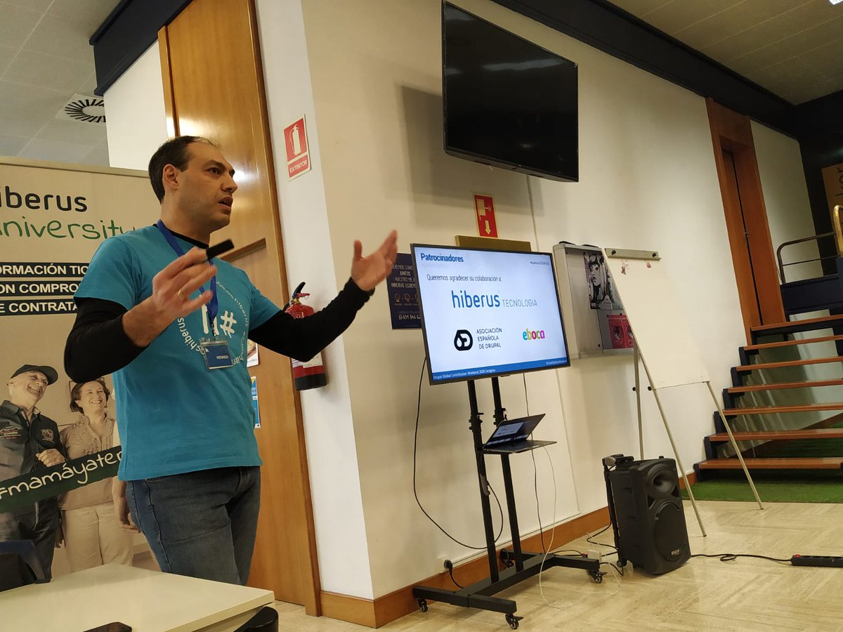 Hoy organizamos #ContributionWeekend en Hiberus Ecosystem, el evento mundial de la comunidad de #Drupal para contribuir a la plataforma. ¿Preparados, listos...? 🏃

#LasCosasOcurrenAqui #somoshiberus #Zaragoza #aed <a href="/DrupalAED/">Asociación Drupal</a> <a href="/drupal/">Drupal</a>