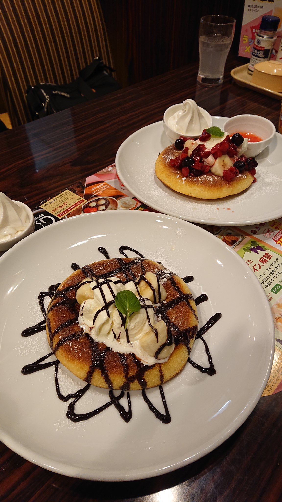 チョコバナナとマスカルポーネのパンケーキ Twitter Search Twitter