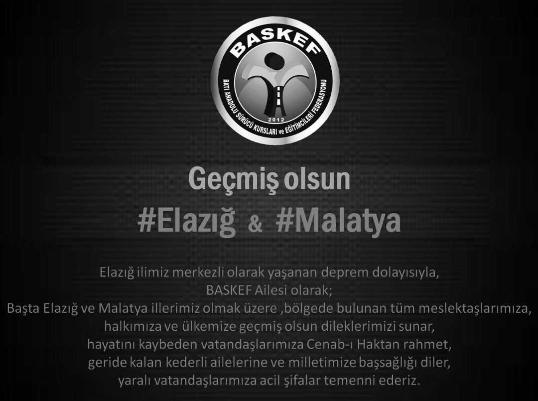 MUHTEREM_SIKI's tweet photo. #elazığ #malatya #deprem #geçmişolsun #başımızsağolsun #Baskef #batıanadolu #sürücükursları #baskeffederasyonu @baskefege https://t.co/Flct2Ohs3Y