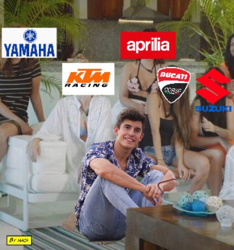 FansClubByMaca's tweet photo. Morderá la manzana? Será infiel?? @marcmarquez93 
🍎🐛
#LaIslaDeLasTentacionesMotoGP https://t.co/DTq3Pw2itQ