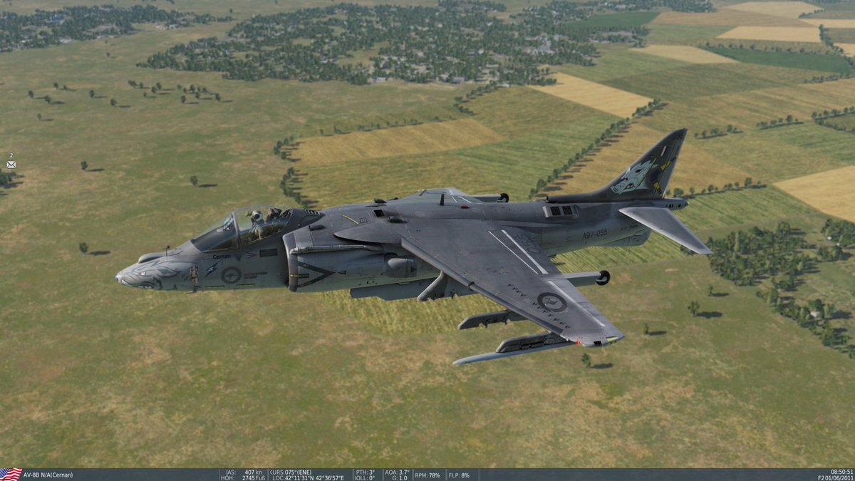 77thAD's tweet image. AV-8B on the way Back from a Strike Mission!

Community Upload by Hawking and Kix

#a10 #a10warthog #gunrun #pilotporn #f18 #f18superhornet #av8bharrier #harrier #av-8b #f18hornet #dcs #dynamiccombatsimulator #77thad #milsim #flight #pilot #dcsworld