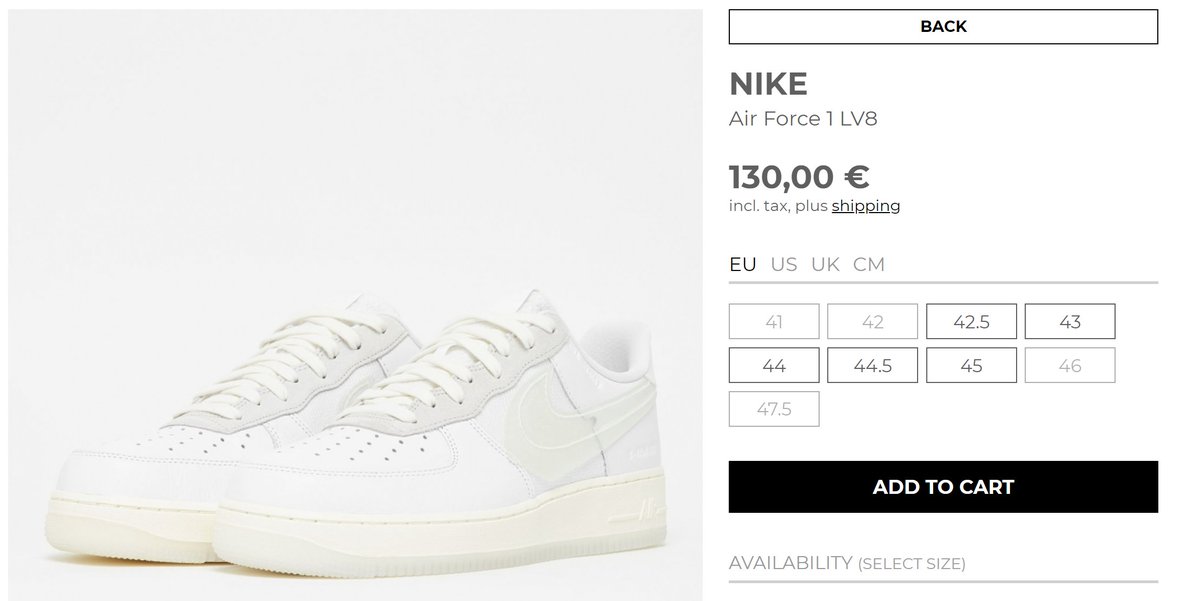 nike air force 1 lv8 42