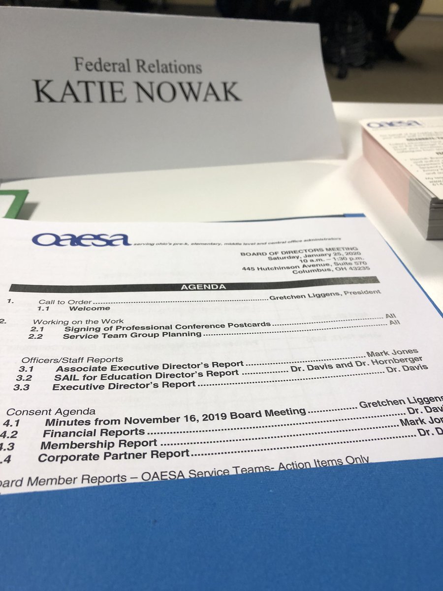 KatherineRNowak's tweet photo. Working on the important work of @OAESA and collaborating with some amazing educational leaders from across the state #intentionallyconnect #effectivelydevelop #passionatelyadvocate https://t.co/khdSot7Jg7