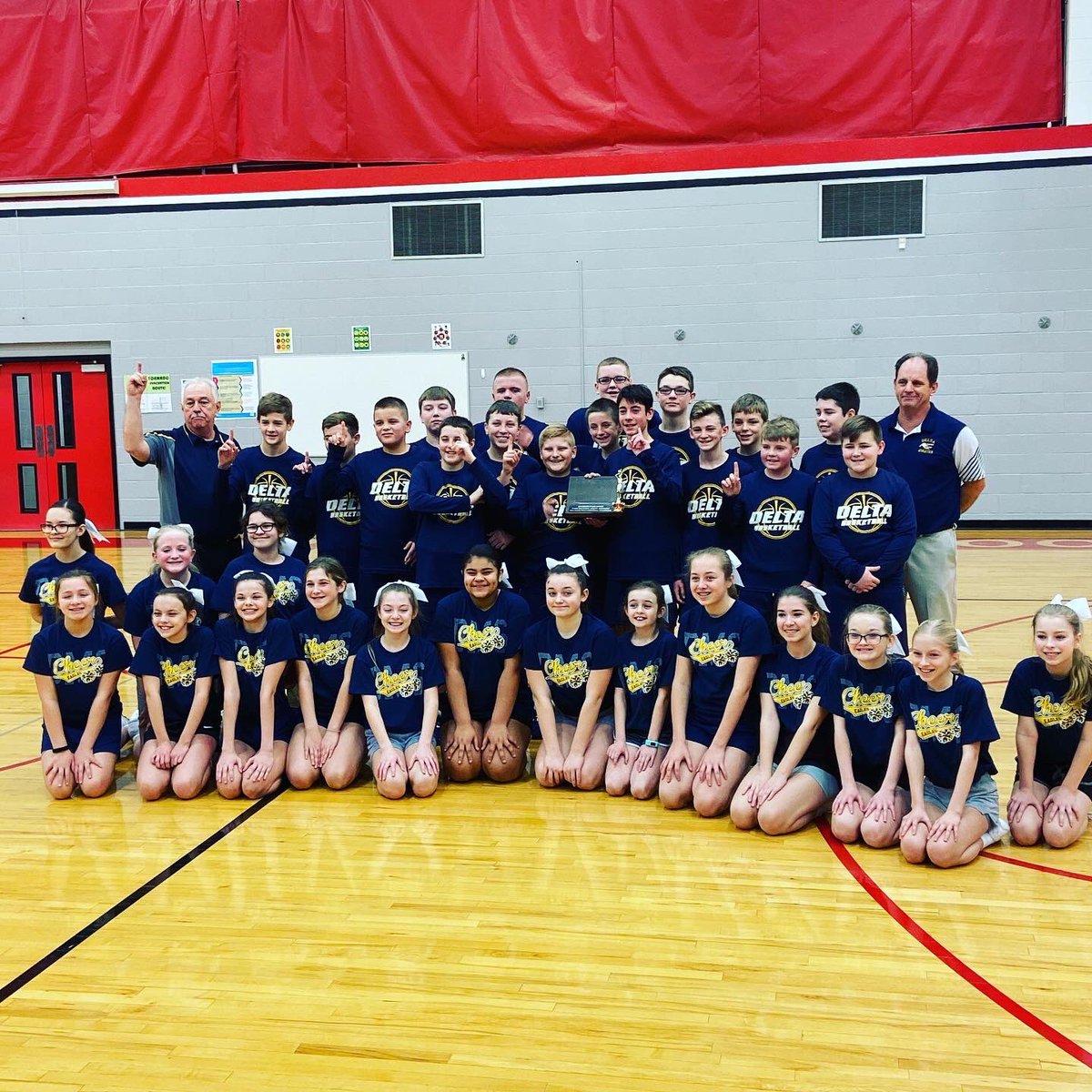 EaglesDMS's tweet photo. Congratulations to the 6th grade boys basketball team on winning the 2020 Delaware County Championship! https://t.co/KWRMzajXq8