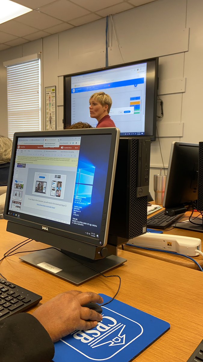 sherrydattola's tweet photo. Skyping!! #CPSBTechInnovation #MicrosoftEDU https://t.co/5Kf3uL1npO