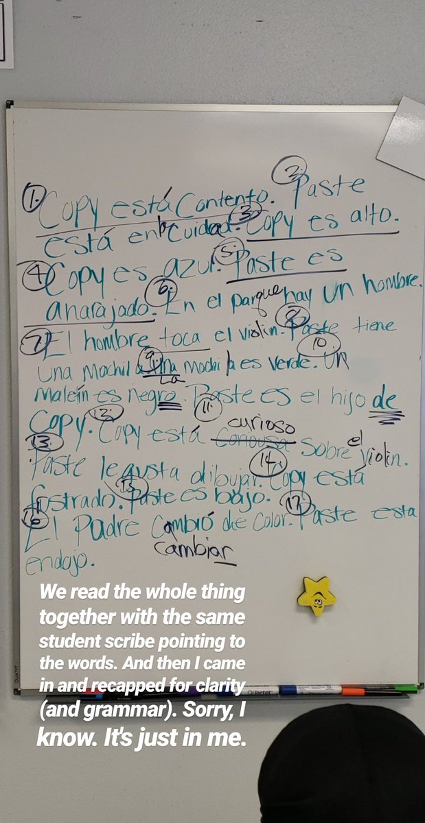clase_espanol12's tweet photo. Last week's recap:
Story retell with @goPEEQ
Whole class chat with @nearpod 
Stations with @edpuzzle @lyricstraining @quizlet @quizizz &amp; @Socrative !!!
#spanishFIRST #OMGhora3 #langchat #notjustaclassroom #blogcomingsoon https://t.co/4KlGThSqQK