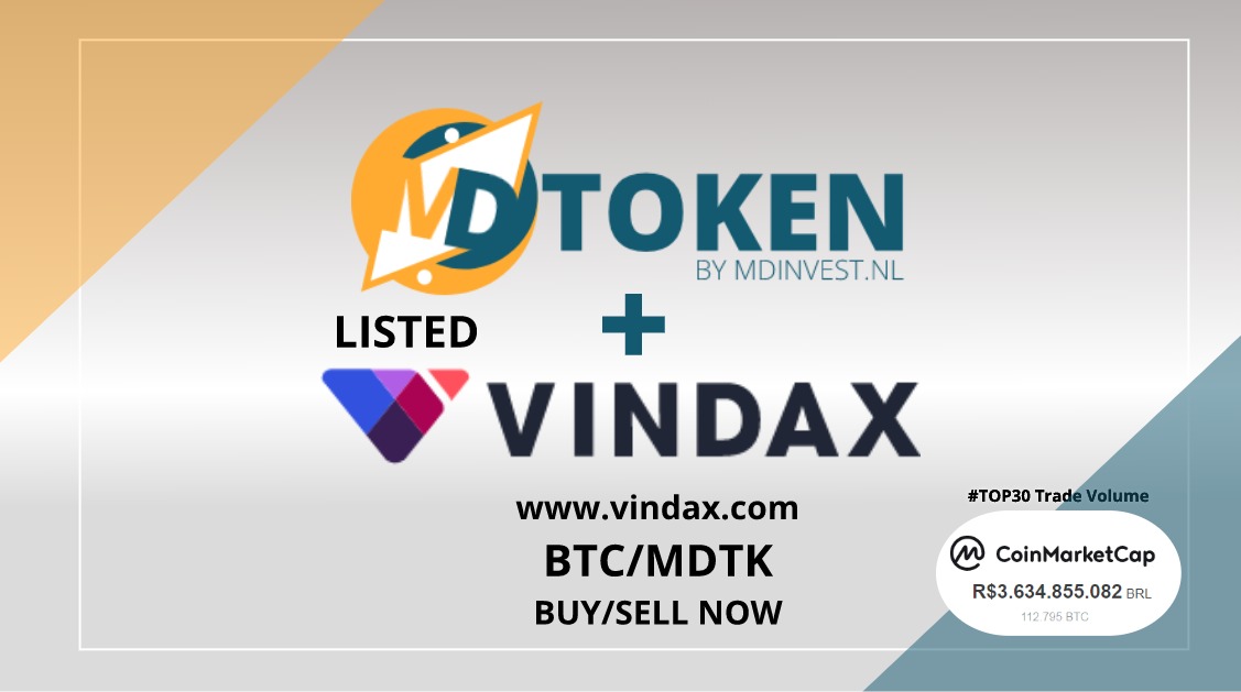 O MDtoken o ativo digital criado pela WG  uma empresa com sede no Brasil foi listado na Casa de Câmbio Vindax.com uma das maiores empresas da Asia. vindax.com/exchange-base.… vindax.com/exchange-base.… <a href="/VinDAXOfficial/">VinDAX</a> <a href="/portaldobitcoin/">Portal do Bitcoin</a> <a href="/CointimesNews/">Cointimes Notícias</a> <a href="/livecoinsBR/">Livecoins</a>