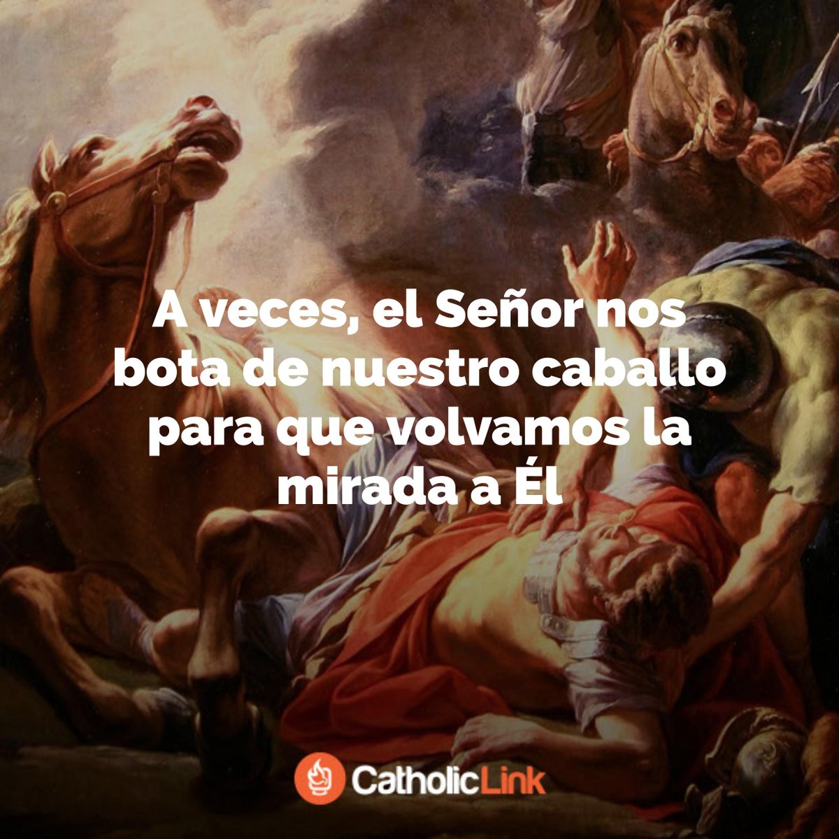 catholiclink_es's tweet photo. Un gran mensaje en la fiesta de la Conversión de San Pablo 🏇 https://t.co/JGtsClaZs6