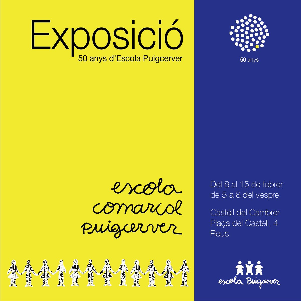 e_puigcerver's tweet photo. Et convidem a l'exposició del 50è aniversari! Del 8 al 15 de febrer, al Castell del Cambrer.

Vine a veure la col·lecció d'objectes del nostre pas per la Puigcerver. L'entrada és lliure!

🗓️ Del 8 al 15 de febrer
🕔 De 17h a 20h
📍 Centre Castell del Cambrer (Pl Cambrer, 4) https://t.co/qpCV5eWYwY