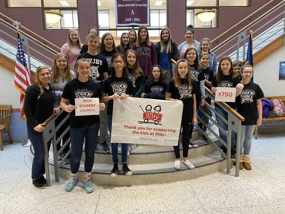 mountvernonrdm's tweet photo. Our Junior High Student Council raised $750 for our campaign! #FTK #StuCo https://t.co/B0cSGAt9OK