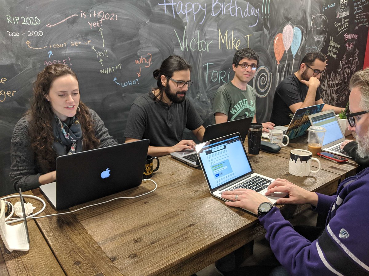 DigitalEchidna's tweet photo. Shout out from Canada, eh! Southwestern Ontario Drupal #ContributionWeekend2020 event is underway. We've got coffee and donuts from Tim Hortons, and we are here all day, proud to be part of #Drupal! #LdnOnt @LondonDUG #Kitchener #Waterloo #ContributionWeekend https://t.co/ZabLTG289s