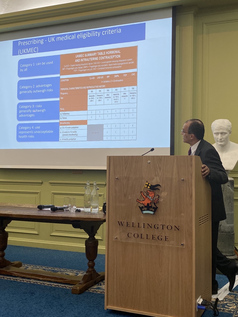 Rounding off the day we are really grateful to Dr Anant Sachdev for a contraceptive update