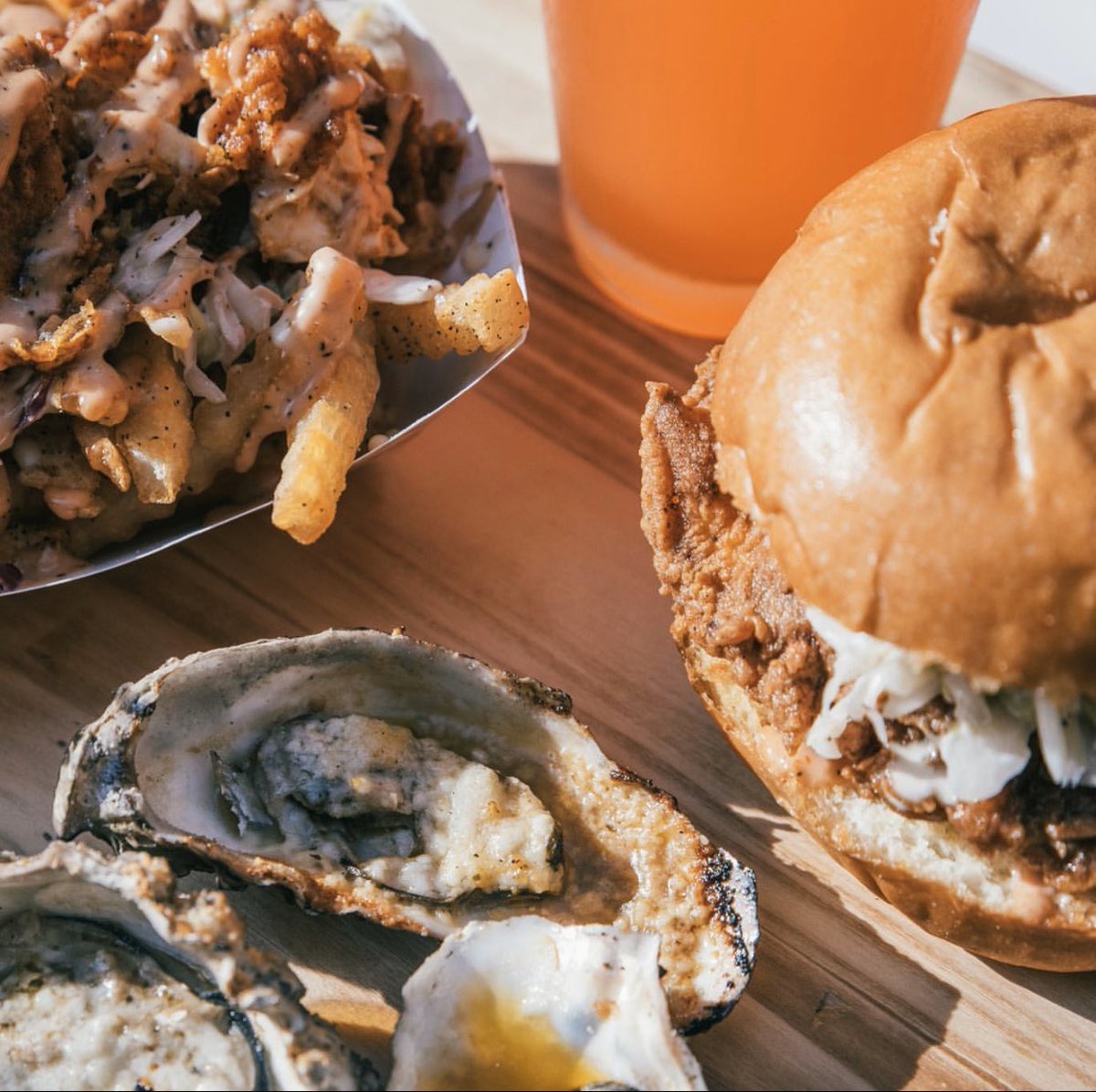 t_phet's tweet photo. If y’all are nearby, come check out Chicken Meets Oysters at Hometown Heroes! 
4000 Adeline St Emeryville CA https://t.co/zWAsktH5Wc