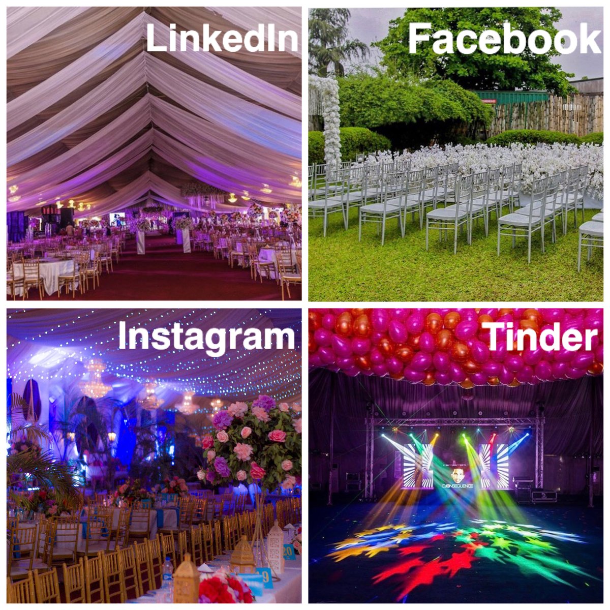yard158arena's tweet photo. Of course we had to do ours 🙈😋Which is your favourite look? 😀
#yard158 #eventsvenue #ikeja #luxury #bellanaijaweddings #luxuryweddings https://t.co/8PKNknn4tn