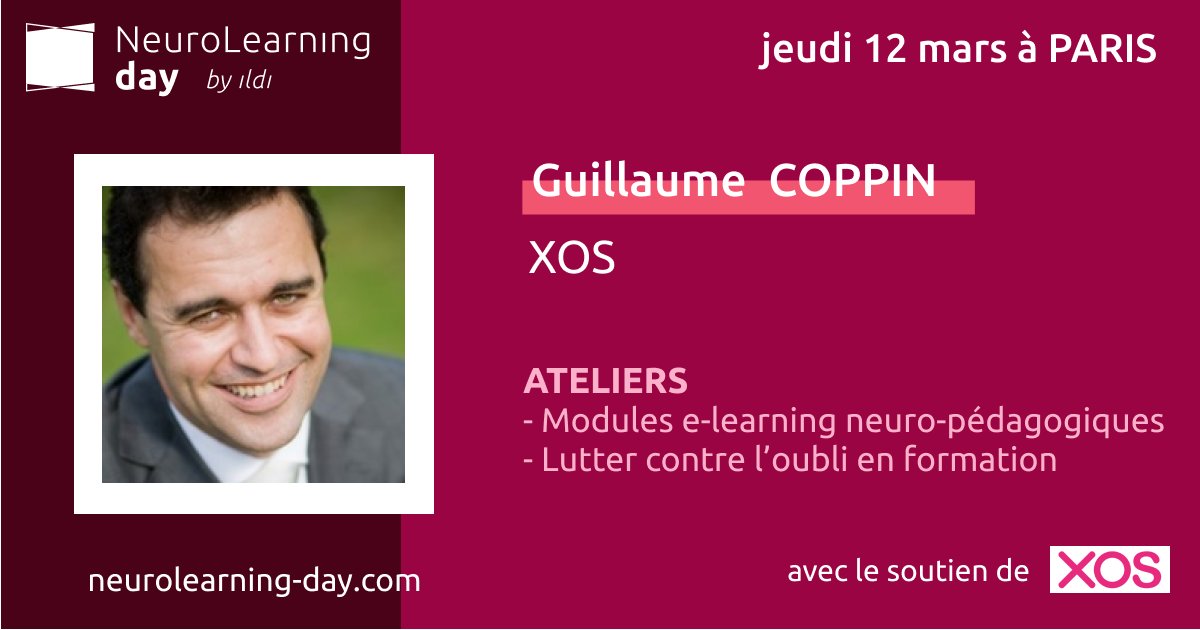 laDLAcademy's tweet photo. Comment renforcer la mémorisation et l'engagement chez l'apprenant ? Guillaume Coppin de @xoslearning nous fournit les outils pour y remédier.  @guicoppin #NeuroLearningDay #formpro https://t.co/1S2DcgUf62 https://t.co/7bjnQDeatH