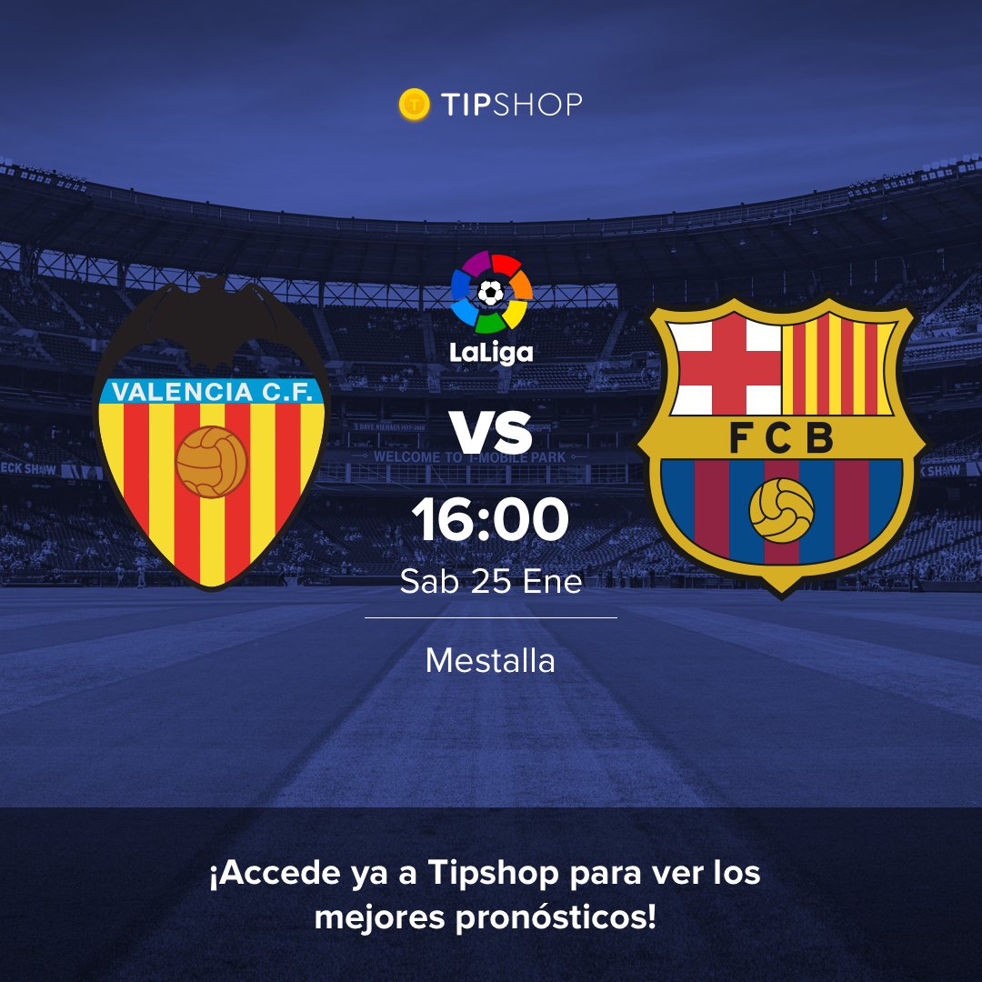 Tipshop_app's tweet photo. 👉🏻Descubre las mejores apuestas para el partidazo entre Valencia y Barcelona en Tipshop ¡No te las pierdas!⁠ ⚽⁠
⁠
⁠
#apuestasdeportivas #apuestas #tipsters #tipster #pronosticosdeportivos #laliga https://t.co/lENYLnlKGq