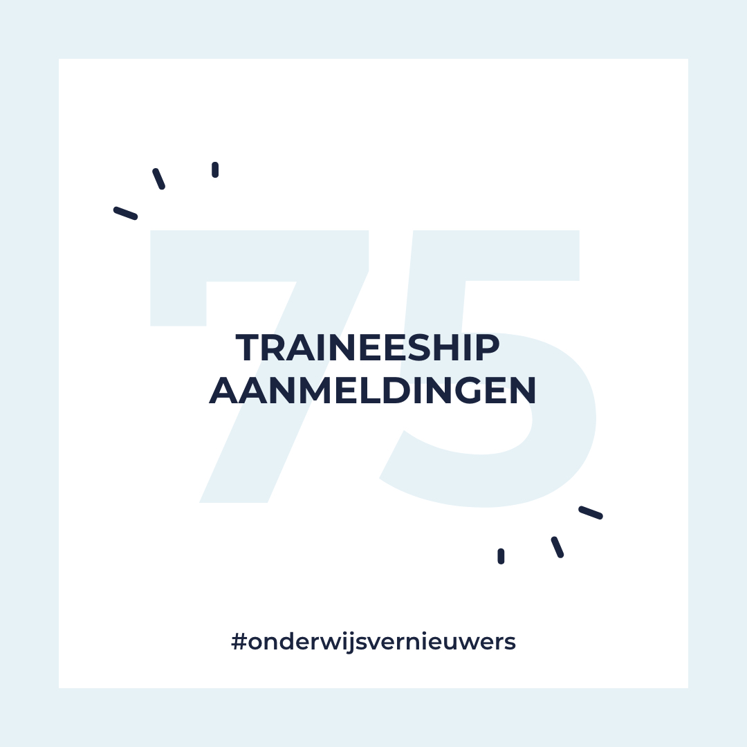 Trainees in onderwijs tweet media