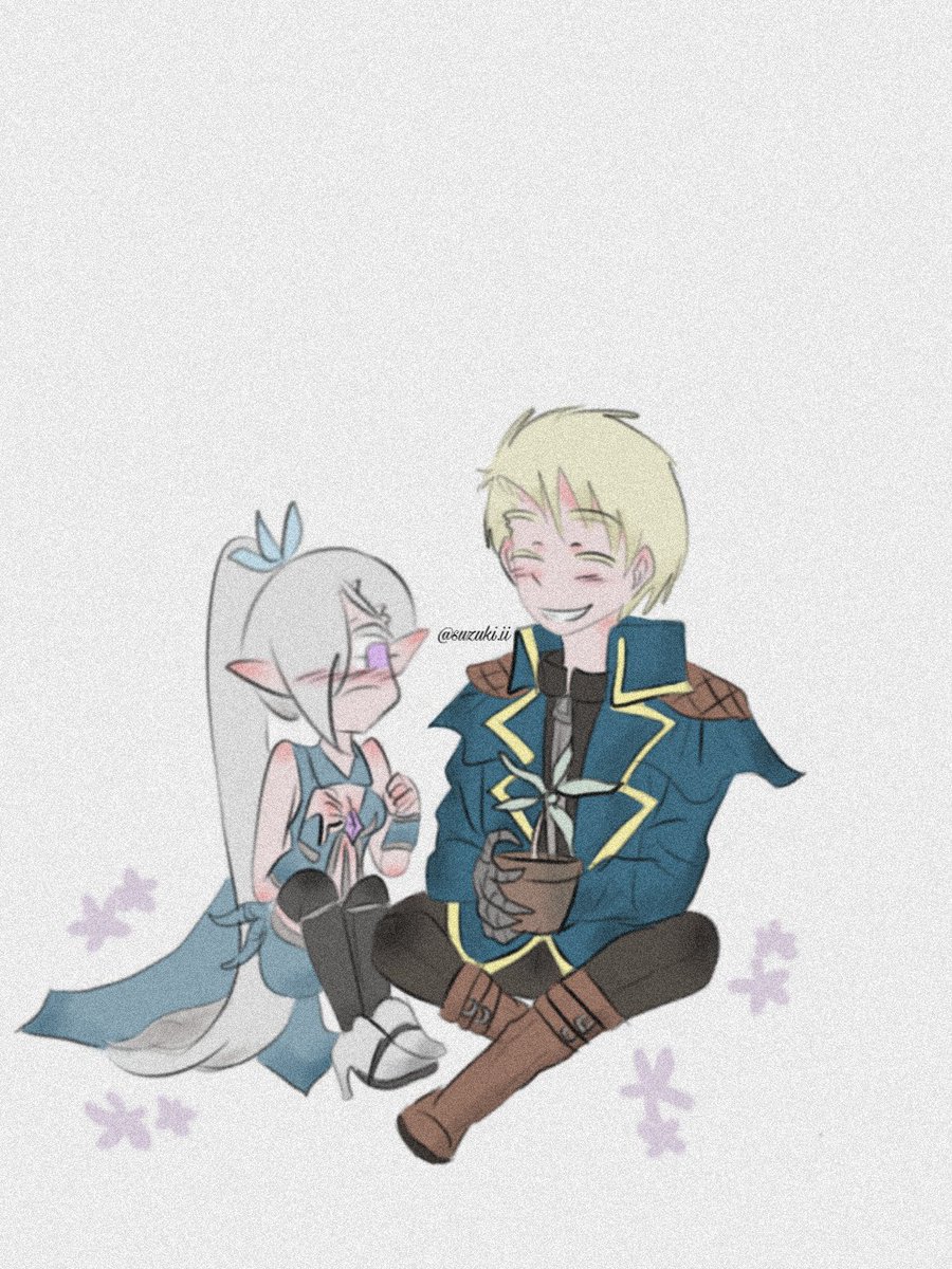 momorinella's tweet photo. First post! My lovey-dovey OTP. I really like them together xD So in this case Alu brought a rare flower that smells bad. Miya didn't like the flower. But Alu said "it's ok Honey this flower will glow when it's night and the smell will change into fragrant. 🌼💛
#mlbb #aluya https://t.co/giMgNtX6Pu