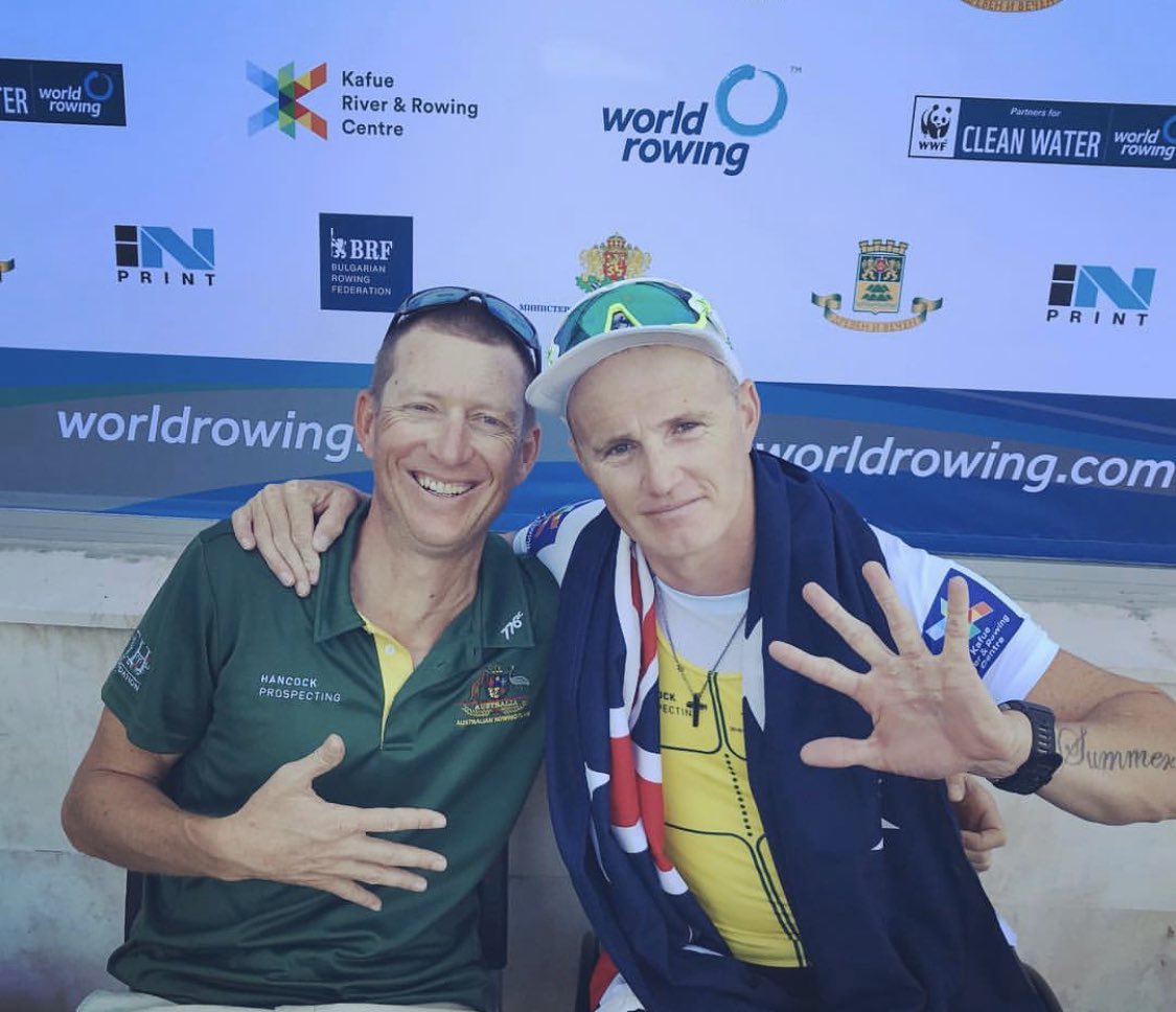 RowingAust's tweet photo. Erik Horrie, Jason Baker and Phil Titterton receive OAMs in Australia Day Honours 

Five time World Champion Horrie and his coach JB, pictured, receive OAMs! NSW volunteer and masters superstar Phil Titterton also receives OAM for services to rowing: https://t.co/aw5nt4E2mY https://t.co/0v4C6JdFHo